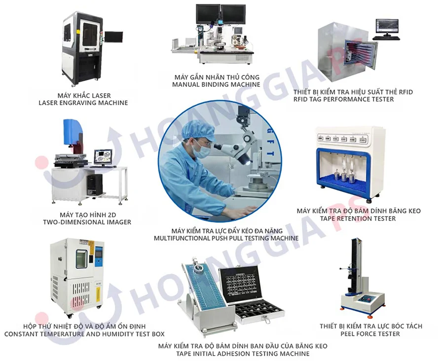 quy trinh kiem tra chat luong tem RFID